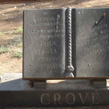 GROVE Alida Maria