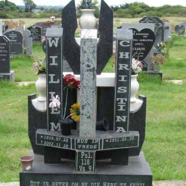 GROENEWALD Willem 1939-2002 &amp; Christina 1951-