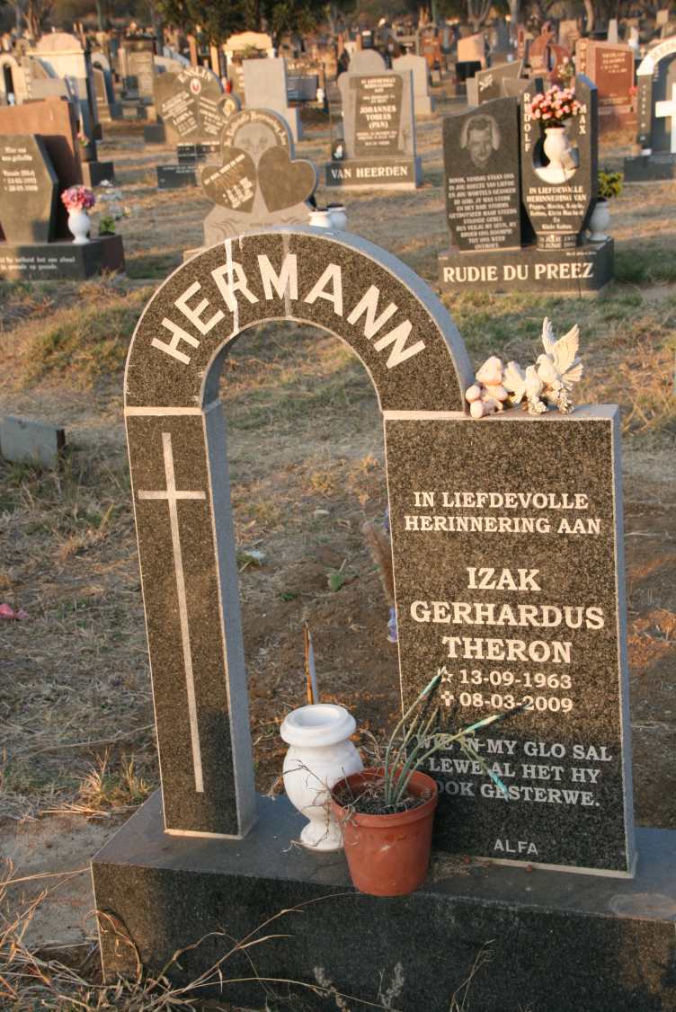HERMANN Izak Gerhardus Theron 1963-2009