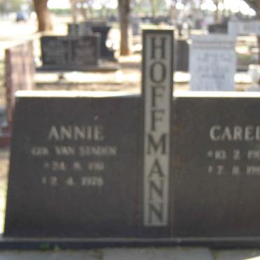 HOFFMANN Carel ??-?? &amp; Annie ??-??
