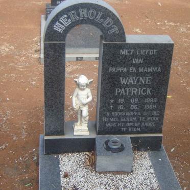 HERHOLDT Wayne Patrick.