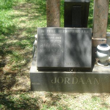 JORDAAN Jacobus Johannes 1937-1993
