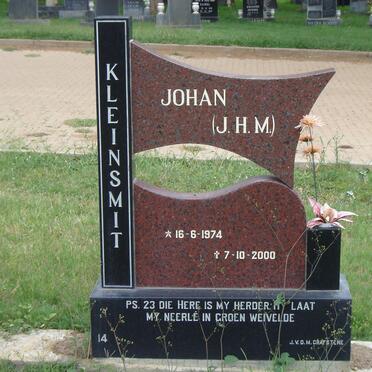 KLEINSMIT J.H.M. 1974-2000