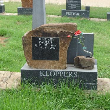 KLOPPERS Hendrik Paulus 1926-2002