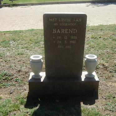 KROON Barend 1925-1985