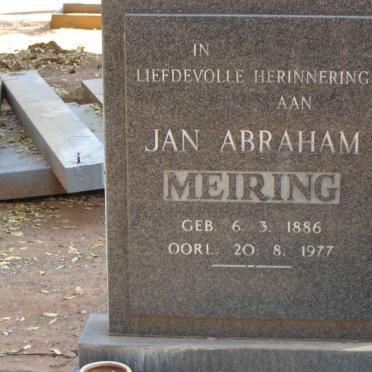 MEIRING Jan Abraham.