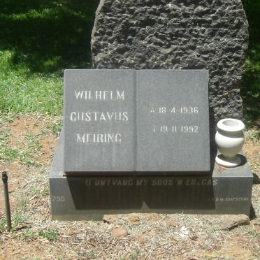 MEIRING Wilhelm Gustavus 1936-1992