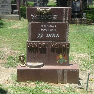 MERWE J.J. Dirk, van de? 1972-1993