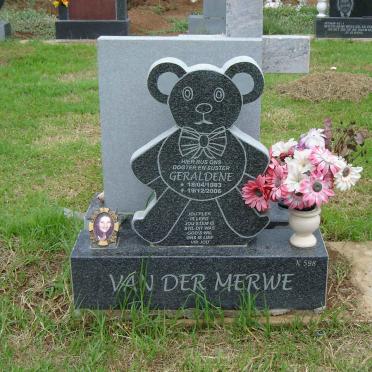 MERWE Geraldene, van der 1983-2006