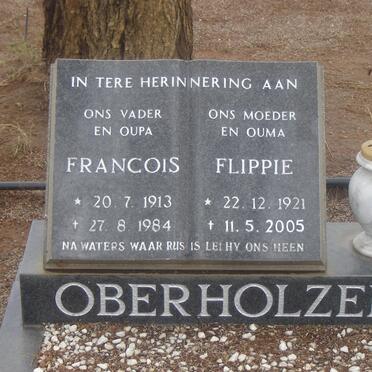 OBERHOLZER Francois 1913-1984 &amp; Flippie 1921-2005