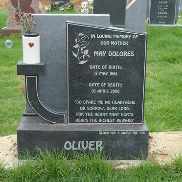 OLIVER May Dolores 1934-2006
