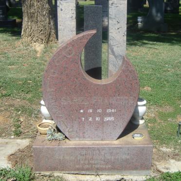 PLESSIS Sarel Francios, du 1941-1985
