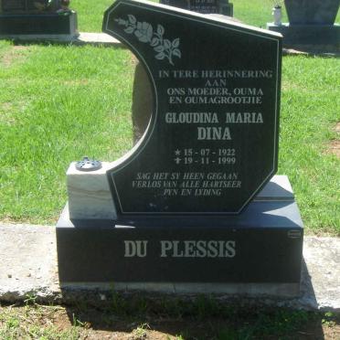 PLESSIS Gloudina Maria Dina, du 1922-1999