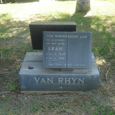 RHYN Lean, van 1918-1989