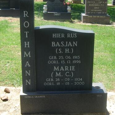 ROTHMANN S.H. 1915-1996 &amp; M.C. 1924-2000