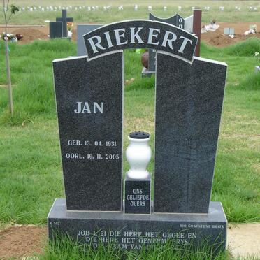 RIEKERT Jan 1931-2005