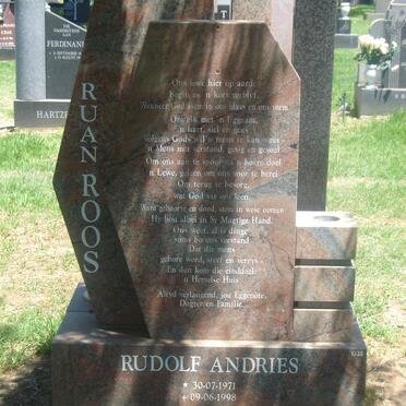 ROOS Rudolf Andries 1971-1998