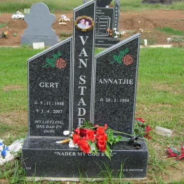 STADEN Gert, van 1948-2007 &amp; Annatjie 1954-