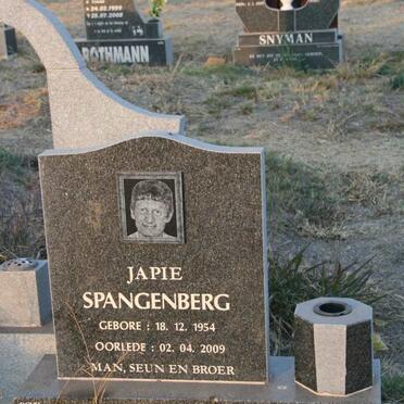 SPANGENBERG Japie 1954-2009