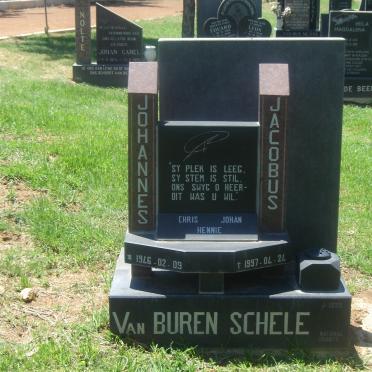 SCHELE Johannes Jacobus, van Buren 1946-1997