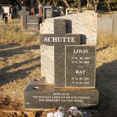 SCHUTTE Louis 1927-2006 & Ray 1930-2024