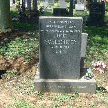 SCHLECHTER Jopie 1925-1991