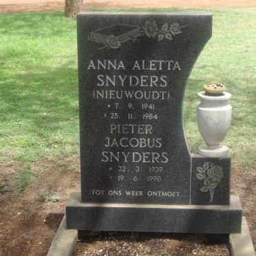 SNYDERS Anna Aletta
