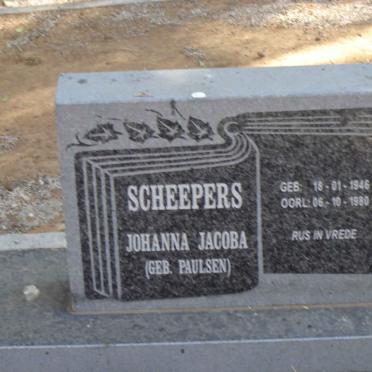 SCHEEPERS Johanna Jacoba
