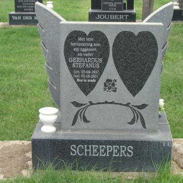 SCHEEPERS Gerhardus Stefanus 1937-2001