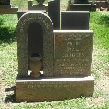 SCHEEPERS W.A.J. 1955-1994