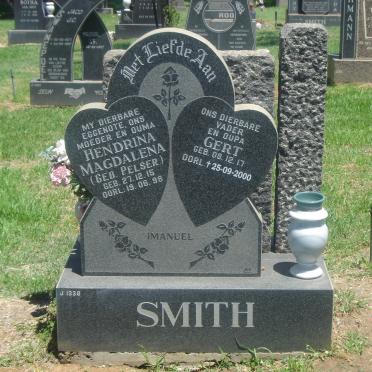 SMITH Gert 1917-2000 &amp; Hendrina Magdalena PELSER 1915-1998