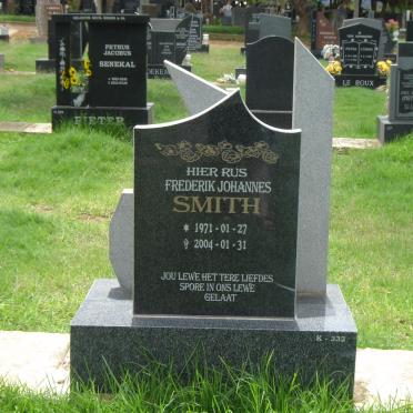 SMITH Frederik Johannes 1971-2004