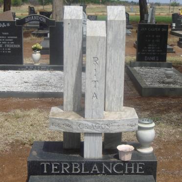TERBLANCHE Rita nee CRAGGS 1946-1982