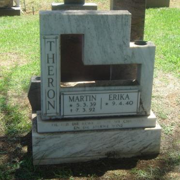 THERON Martin 1939-1992 &amp; Erika 1940-