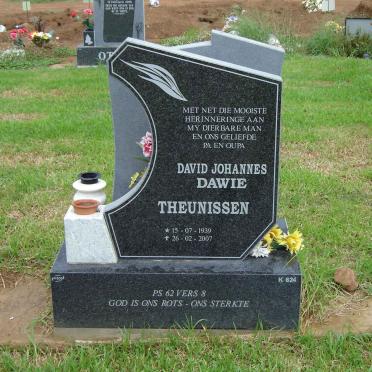 THEUNISSEN David Jonannes  1939-2007