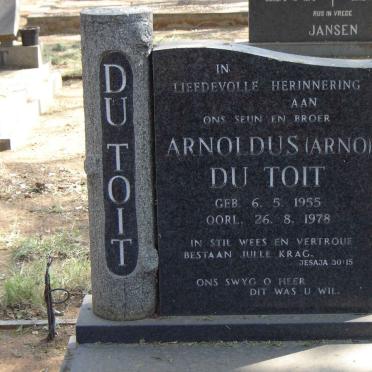TOIT Arnoldus DU