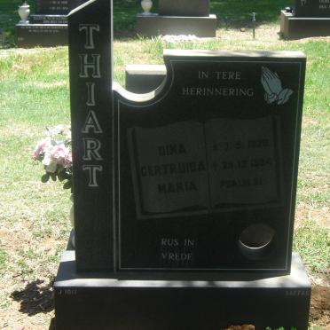 THIART Dina Gertruida Maria 1920-1994