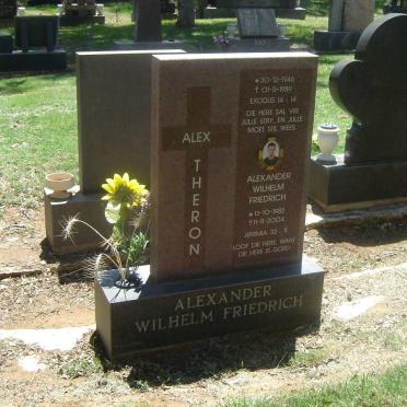 THERON Alexander Wilhelm Friedrich 1946-1989 :: THERON Alexander Wilhelm Friederich 1982-2004