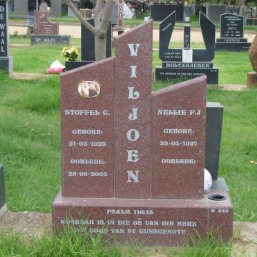 VILJOEN Stoffel 1923-2003 &amp; P.J. 1927-