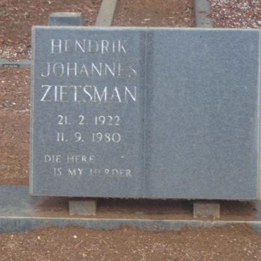 ZIETSMAN Hendrik Johannes