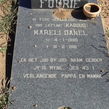 FOURIE Mareli Danel 1980-1981