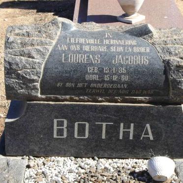BOTHA Lourens Jacobus 1935-1960