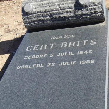 BRITS Gert 1946-1988