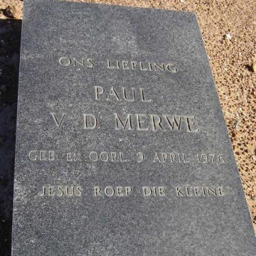 MERWE Paul, van der 1976-1976