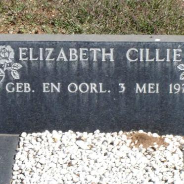 CILLIE Elizabeth 1973-1973