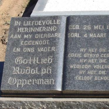 OPPERMAN Gottlieb Rudolph 1906-1962