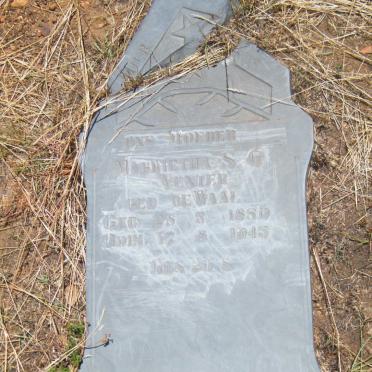 VENTER Magrietha S.G. nee DE WAAL 1880-1943