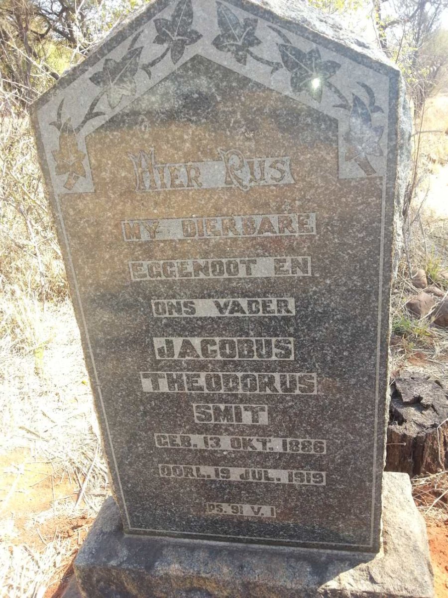 SMIT Jacobus Theodorus 1886-1919