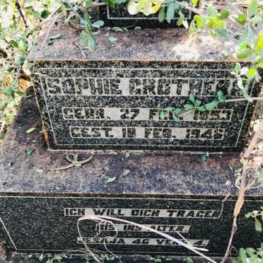 GROTHERR Sophie 1853-1946