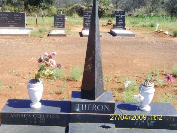 THERON Andries Gerhardus & ?sara -1975